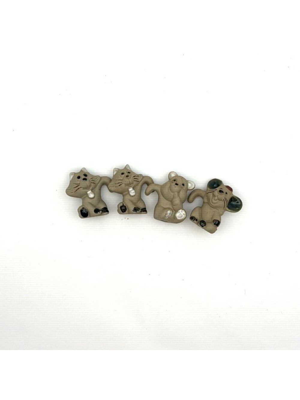 Vintage Ceramic Animal Mug Markers Set of 4 - Picture 4 of 4
